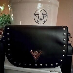 Valentino Orlandi Crossbody Bag With Wide Guitar Strap EUC
